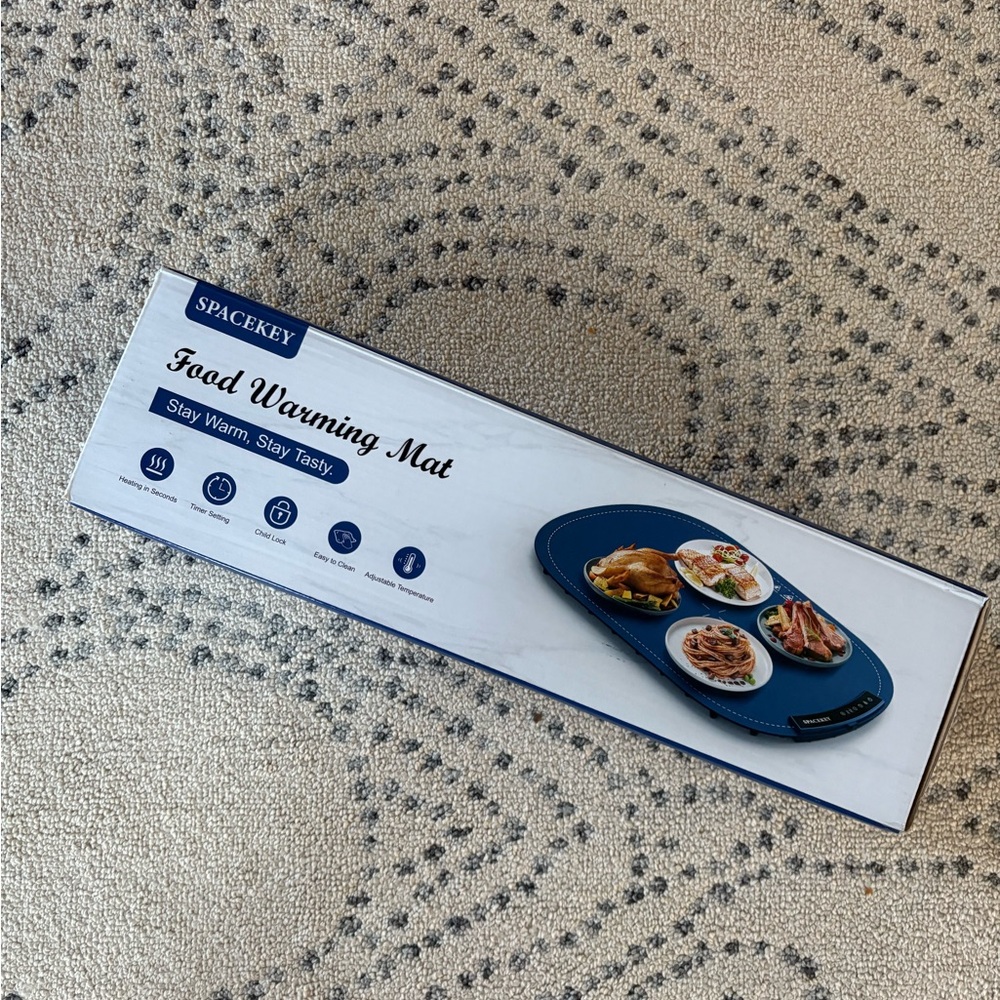 Spacekey Food Warming Mat NIB